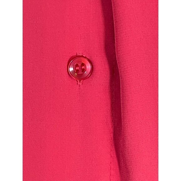 Vintage Festive Top 16 Pink Retro Holiday Feminine 70s Classic Preppy Resort - Picture 4 of 13